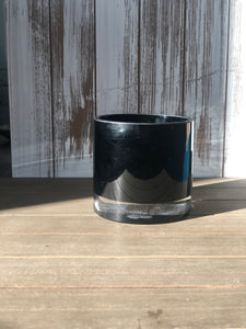 Modern black glass - varying shapes and sizes